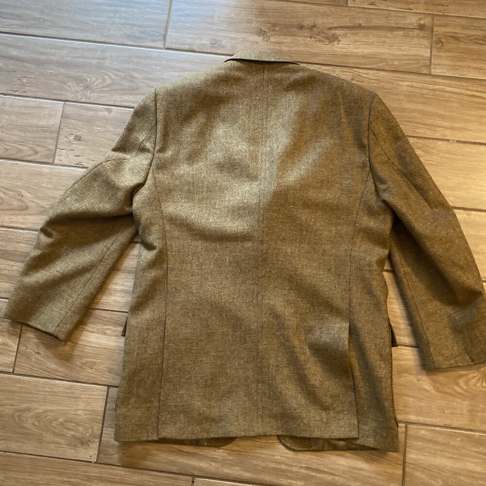 Vintage S. Cohen Montreal Prestige Lester Blazer 42R 100% Wool Check Canada - Picture 7 of 10